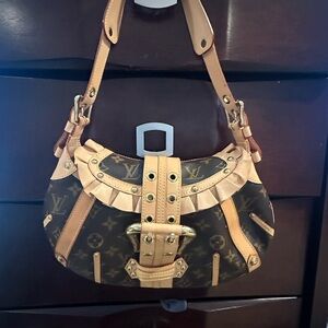 Louis Vuitton RARE Leonor Ruffled Shoulder Bag